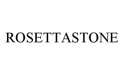 Trademark Logo ROSETTASTONE