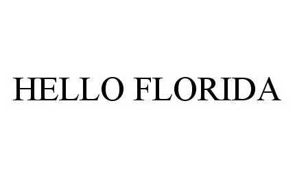  HELLO FLORIDA