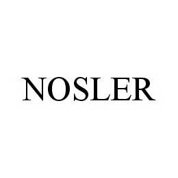 Trademark Logo NOSLER