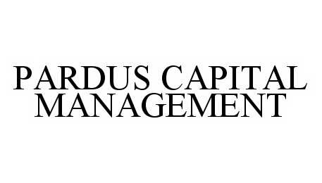 Trademark Logo PARDUS CAPITAL MANAGEMENT
