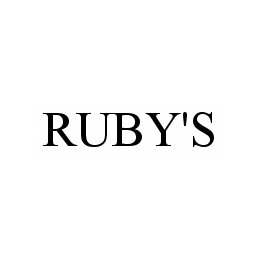 Trademark Logo RUBY'S
