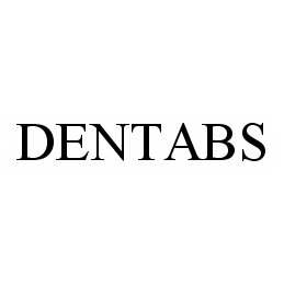 Trademark Logo DENTABS