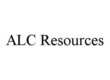Trademark Logo ALC RESOURCES