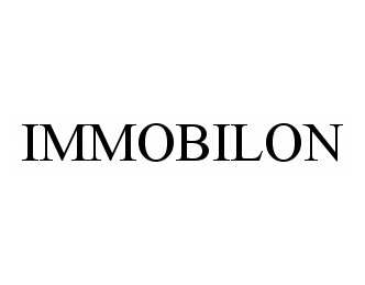 Trademark Logo IMMOBILON