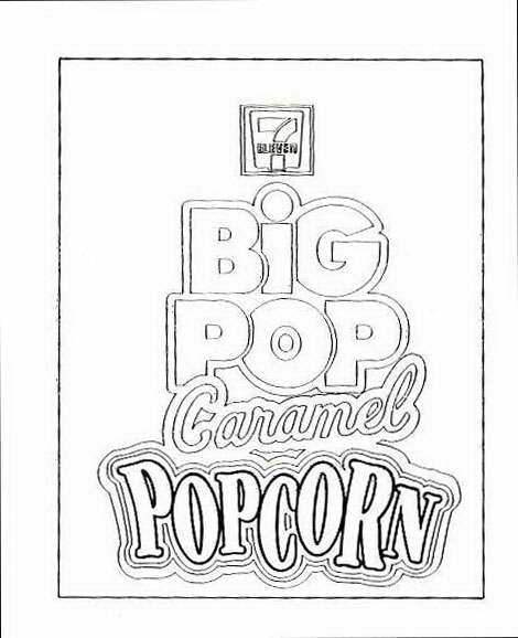  7-ELEVEN BIG POP CARMEL POPCORN