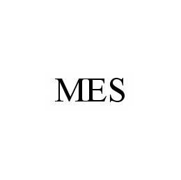 Trademark Logo MES