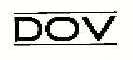 Trademark Logo DOV