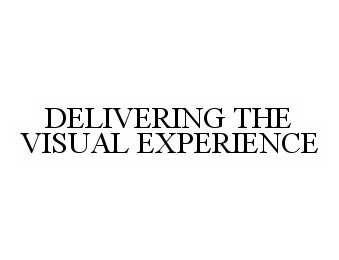  DELIVERING THE VISUAL EXPERIENCE