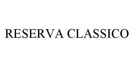 Trademark Logo RESERVA CLASSICO