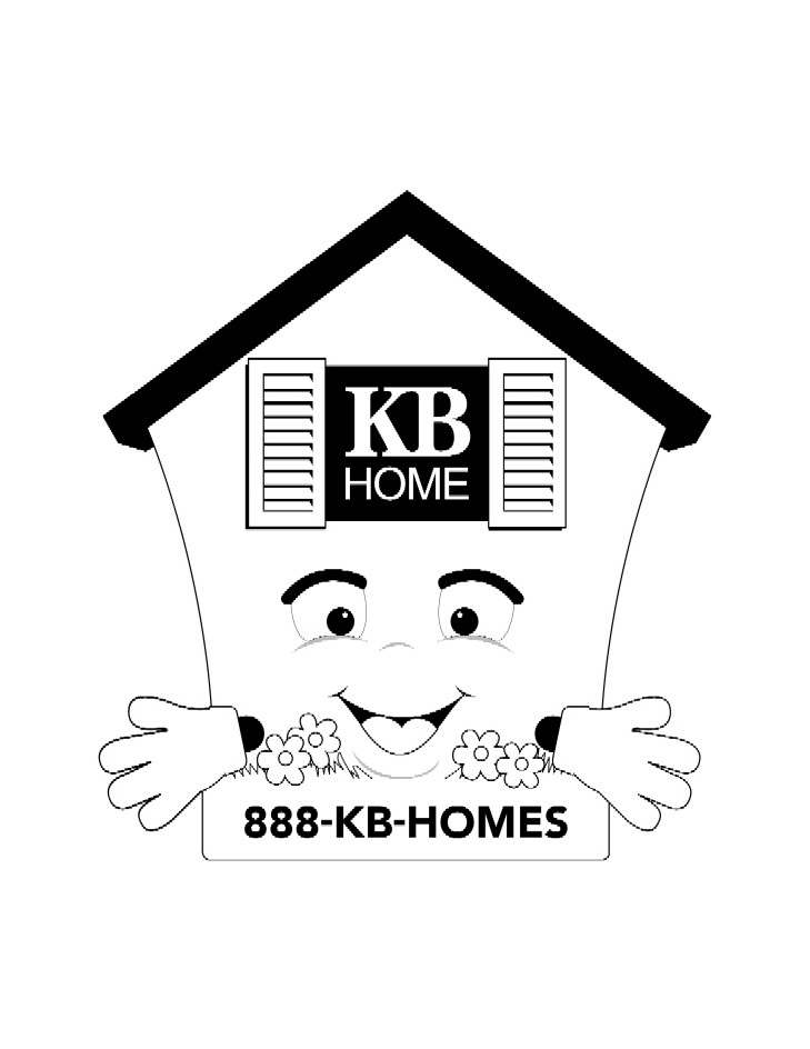 Trademark Logo KB HOME 888-KB-HOMES