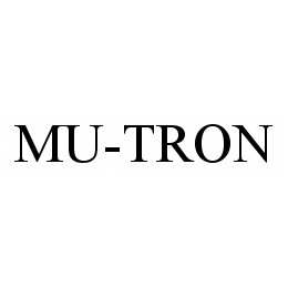 Trademark Logo MU-TRON