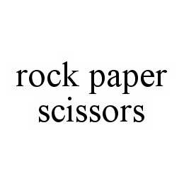Trademark Logo ROCK PAPER SCISSORS