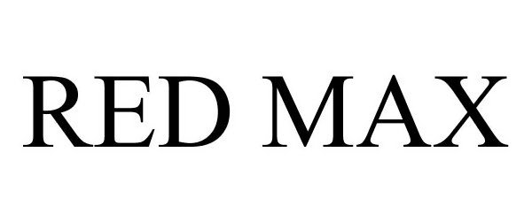 Trademark Logo RED MAX