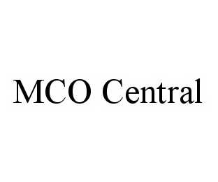 Trademark Logo MCO CENTRAL