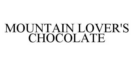  MOUNTAIN LOVER'S CHOCOLATE