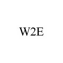 Trademark Logo W2E