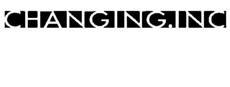 Trademark Logo CHANGING.INC