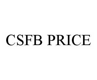  CSFB PRICE