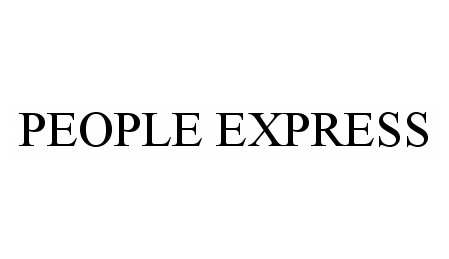 Trademark Logo PEOPLE EXPRESS