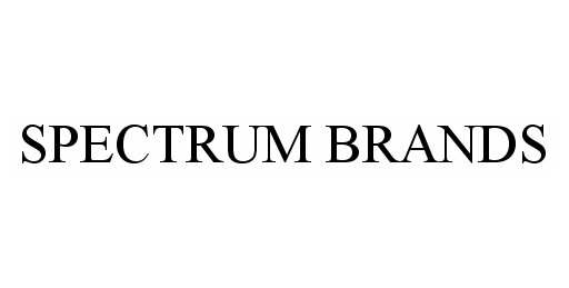  SPECTRUM BRANDS