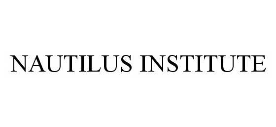  NAUTILUS INSTITUTE