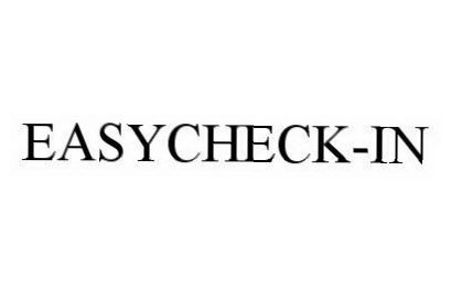 Trademark Logo EASYCHECK-IN