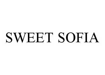 Trademark Logo SWEET SOFIA