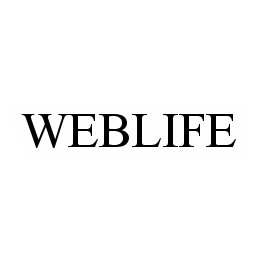 Trademark Logo WEBLIFE