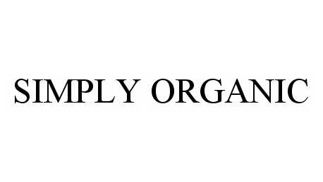 Trademark Logo SIMPLY ORGANIC