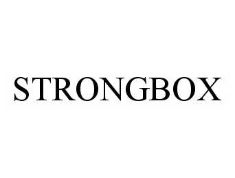 Trademark Logo STRONGBOX