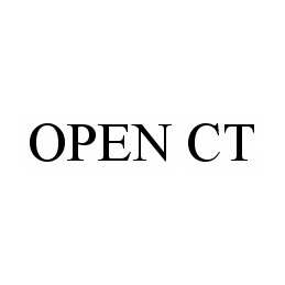 Trademark Logo OPEN CT