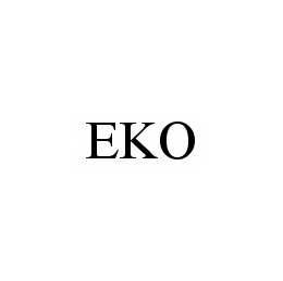 Trademark Logo EKO