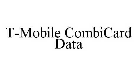  T-MOBILE COMBICARD DATA