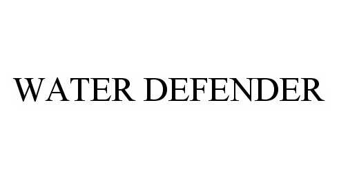 Trademark Logo WATER DEFENDER