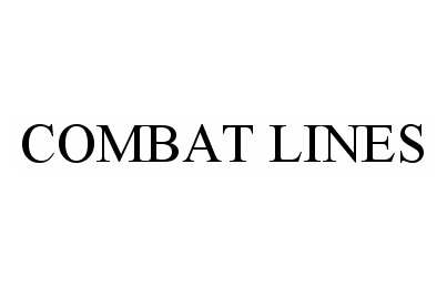 Trademark Logo COMBAT LINES