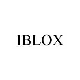 Trademark Logo IBLOX