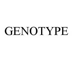  GENOTYPE