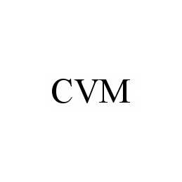 Trademark Logo CVM