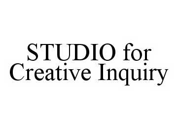 Trademark Logo STUDIO FOR CREATIVE INQUIRY
