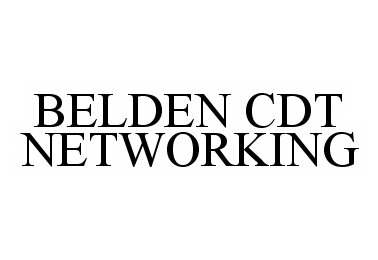  BELDEN CDT NETWORKING