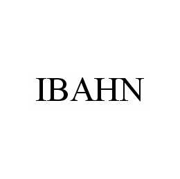 Trademark Logo IBAHN