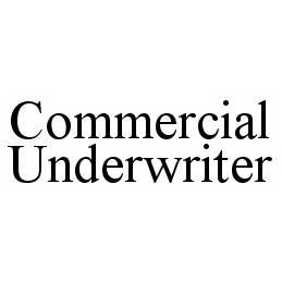 Trademark Logo COMMERCIAL UNDERWRITER