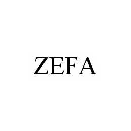Trademark Logo ZEFA