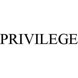 Trademark Logo PRIVILEGE