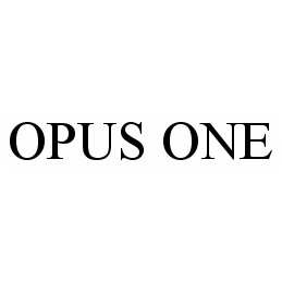  OPUS ONE