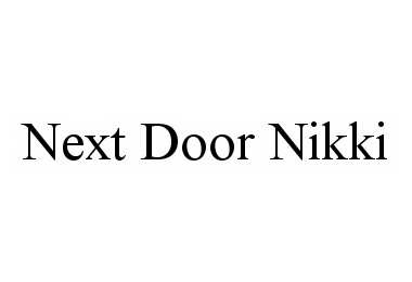 Next door nicki