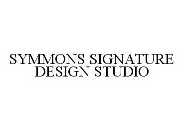  SYMMONS SIGNATURE DESIGN STUDIO