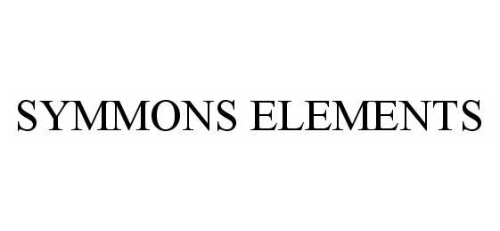  SYMMONS ELEMENTS