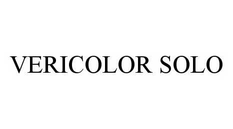 Trademark Logo VERICOLOR SOLO