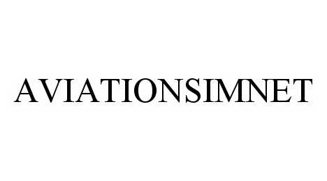 Trademark Logo AVIATIONSIMNET